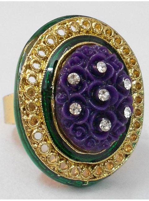 Kundan Finger Ring